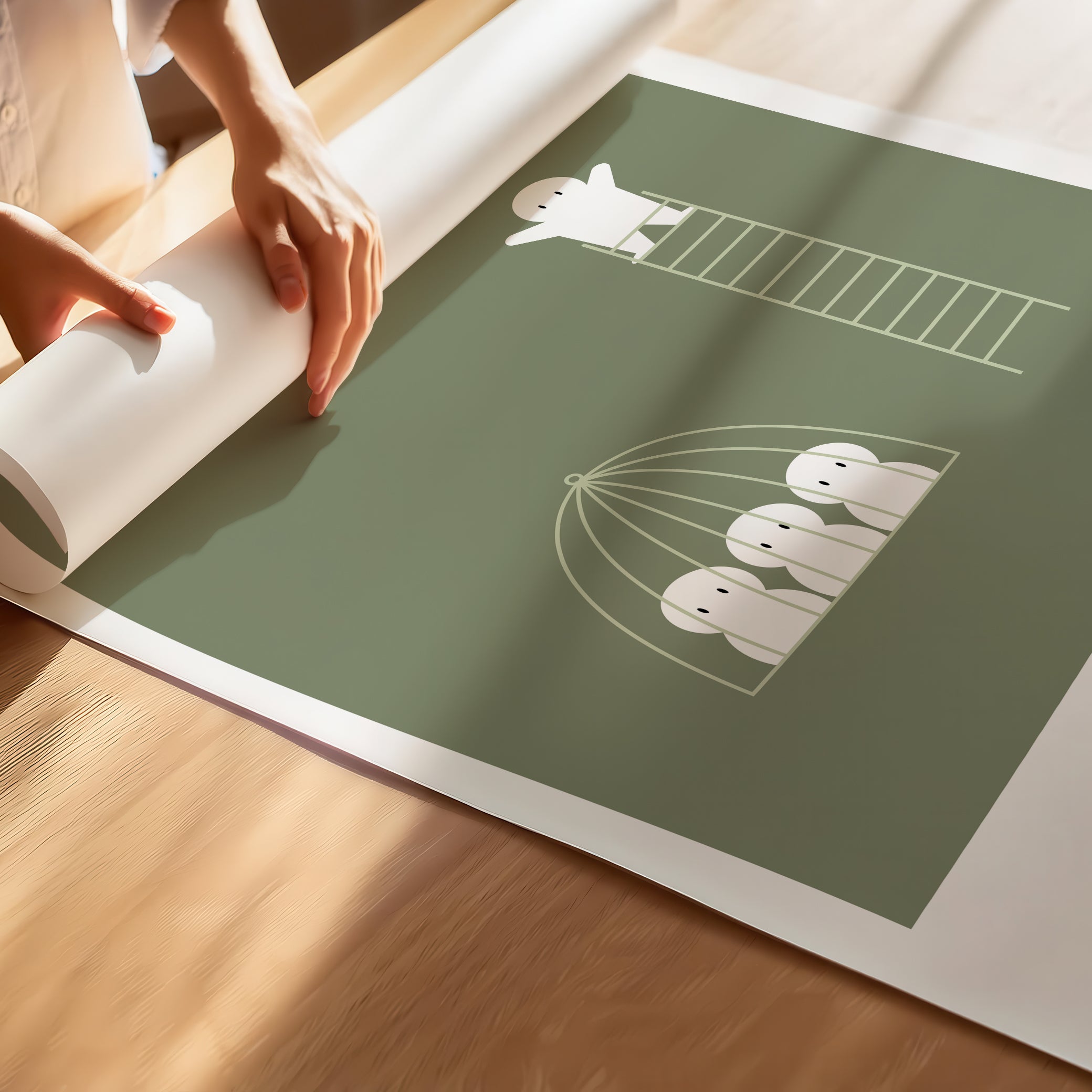 "The Limits of Others Do Not Limit You" – Emotional Intelligence & Self-Worth Motivational Premium Poster | Minimalist Wall Art –  Green