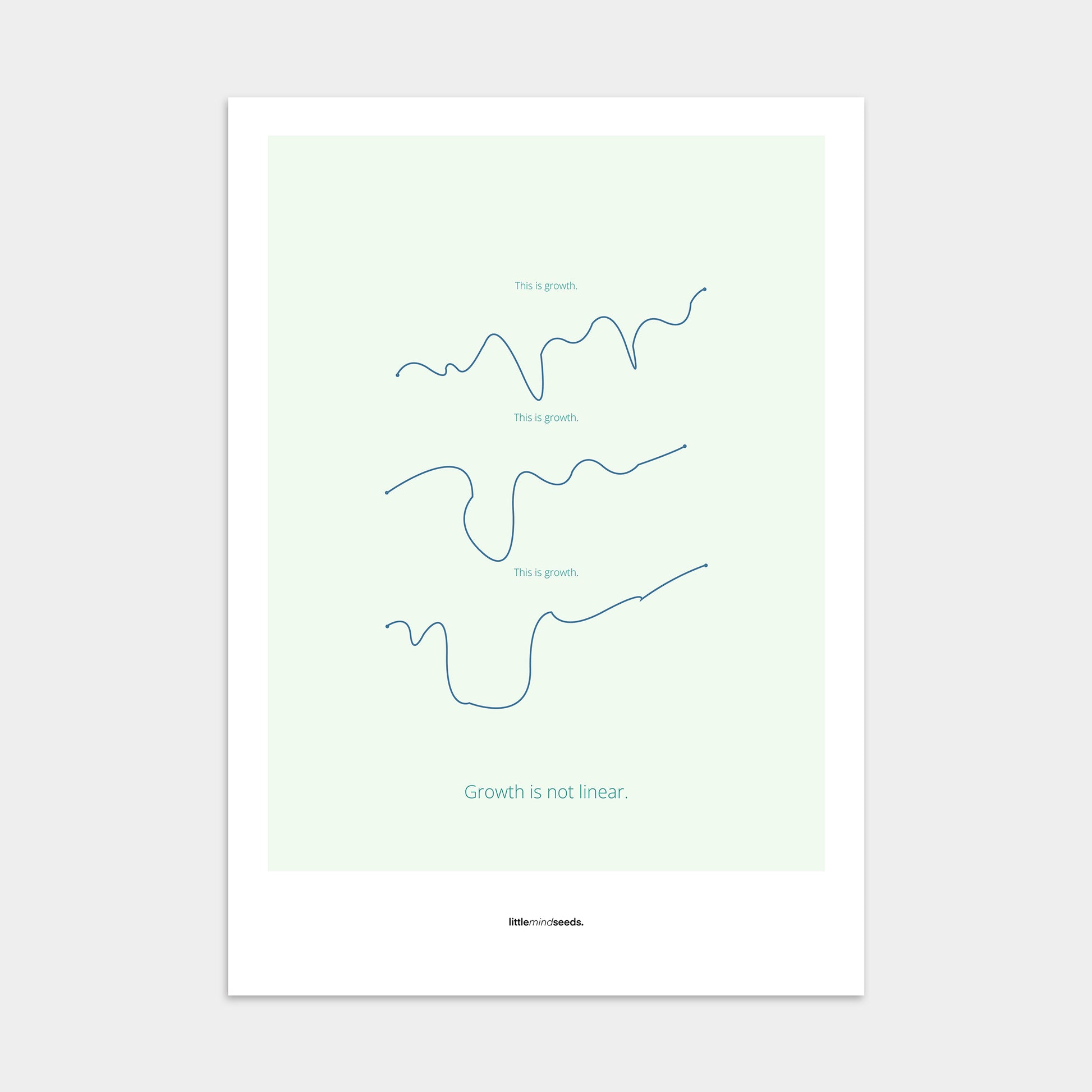 101 Growth Is Not Linear-poster-101 Growth Is Not Linear-poster-mint