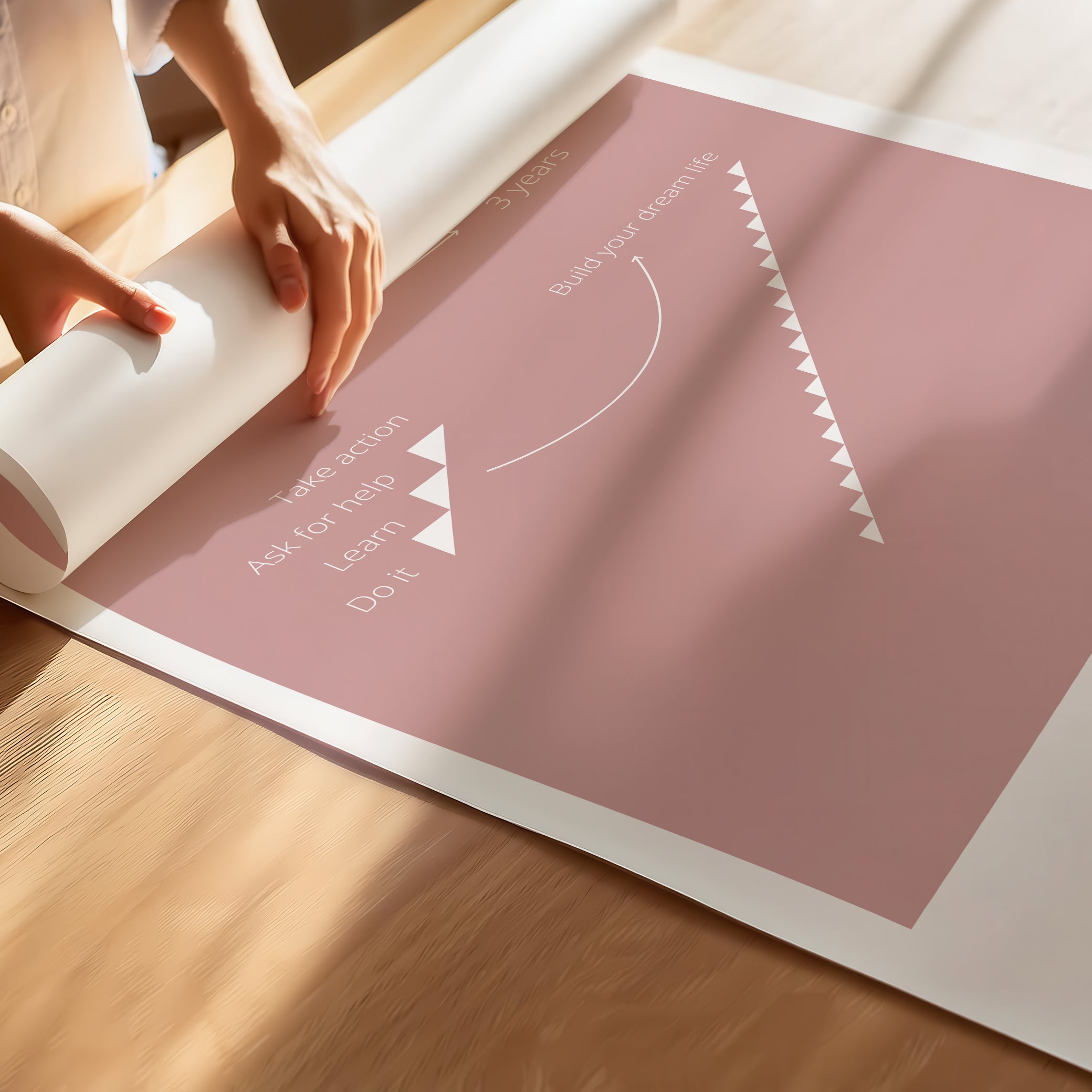 "Consistency Is Everything" – Discipline, Habits & Achievements Children Motivational Wall Posters | Premium Poster – Pink