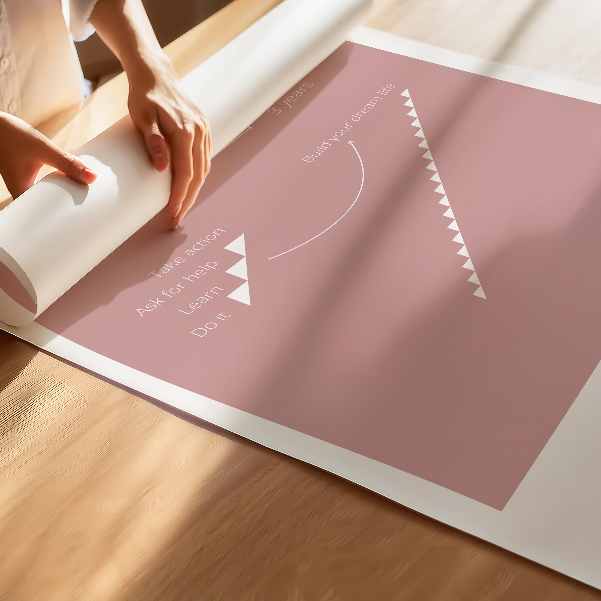 "Consistency Is Everything" – Discipline, Habits & Achievements Children Motivational Wall Posters | Premium Poster – Pink