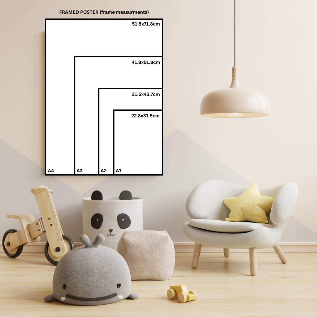 "Chaos Vs Order" – Practical Hacks Children Motivational Framed Poster