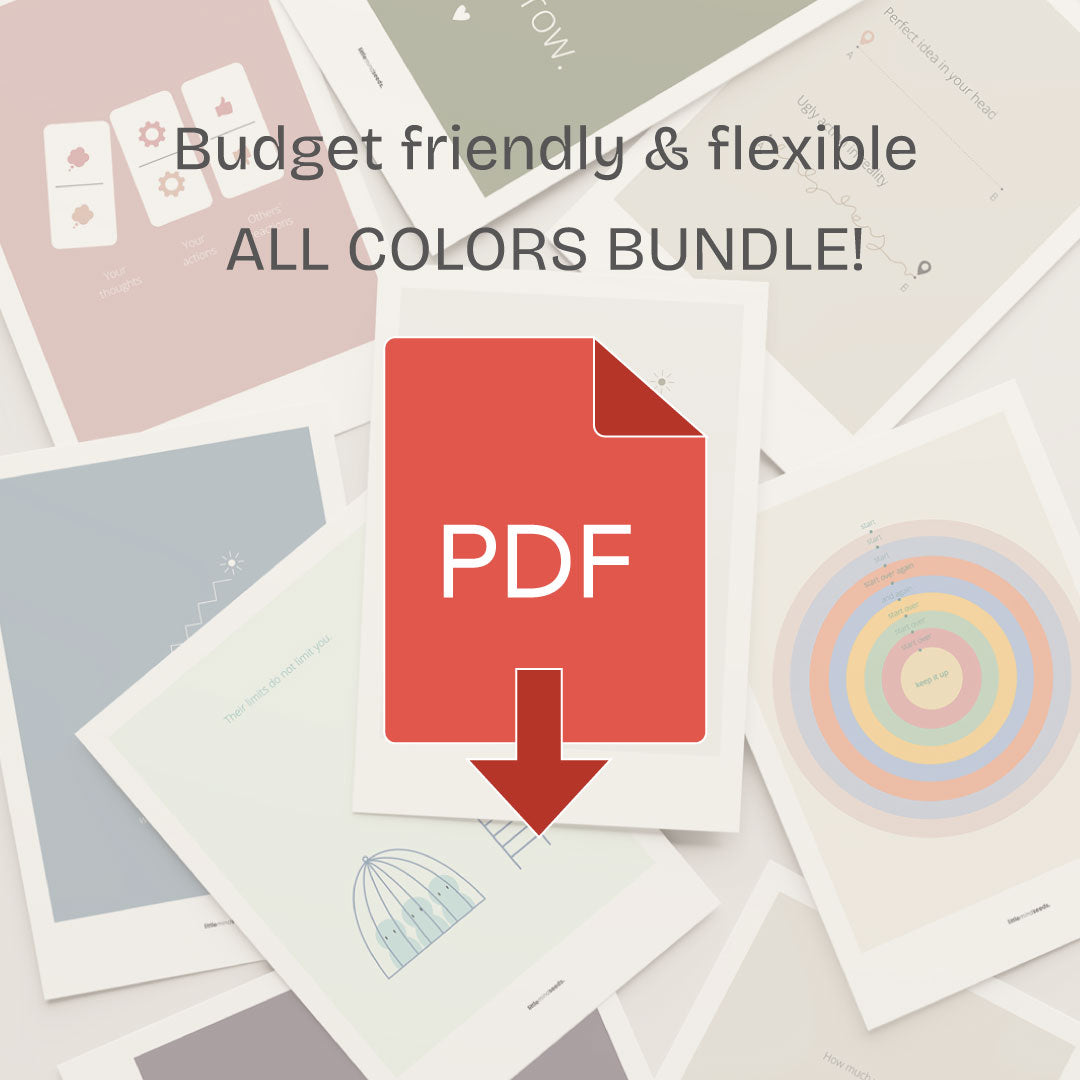 “The House Metaphor"  – Practical Hacks Motivational Poster | Downloadable PDF Bundle - Finished AND Interactive version